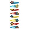 Wonder Woman Hair Clips 8pcs Snap Hair Clip Set for Girls - Multi Color, Ages 3+ - 2 of 4