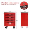 VASIP Double-Door Dustproof Tool Cart  with Layered Clapboard, Multifunctional Tool for Home,Garage - 2 of 4