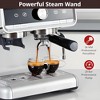 Jojoka 20 Bar Espresso Machine with Grinder & Milk Frother, 95oz Water Tank, Stainless Steel Coffee Maker for Home Café-Style Lattes & Cappuccinos - 3 of 4