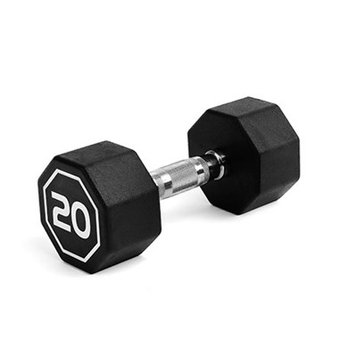 Kebolax A4A 20LB per piece Dumbbell for both commercial and home usage High-end Coated Octagon Dumbbells