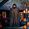 Whisen Battery-Operated Halloween Pumpkin Ghost, Sound-Activated Scary Voice & LED Eyes - 2 of 4