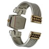 Two Tone Two Tone Detailed Bangle Women Watch - image 2 of 3