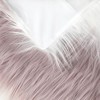 Unique Bargains Faux Fur Warm Fuzzy Square Plush Gradient Throw Pillow Covers 2 Pcs - 3 of 4