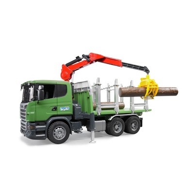 Bruder 1:16 MAN TGA Timber Truck with Loading Crane Toy Logging