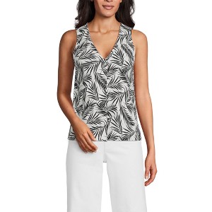 Lands' End Women's Lightweight Jersey Tank Top - 1 of 3