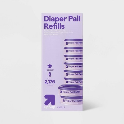 Diaper Pail Refill Bags - 8pk - up&up™