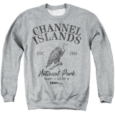 Men's Channel Islands National Park Bald Eagle Icon Crewneck Sweatshirt