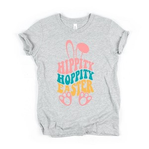 The Juniper Shop Hippity Hoppity Easter Toddler Short Sleeve Tee - 1 of 2