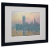 Trademark Fine Art-Claude Monet 'The Houses of Parliament' Matted Framed Art - 2 of 4