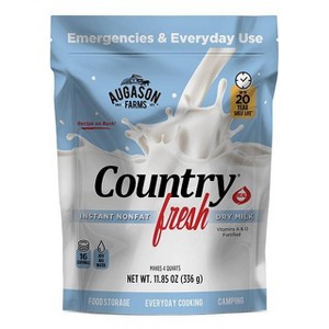 Augason Farms Country Fresh Dry Milk Pouch - 11.85oz - 1 of 3