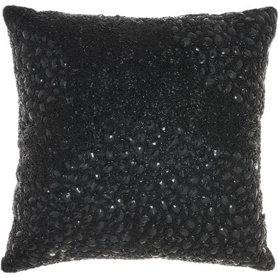 Mina Victory Luminescence Fully Beaded Indoor Throw Pillow