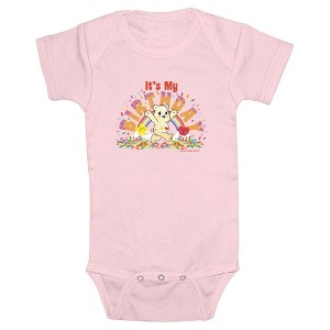 Infant's Care Bears It’s My Birthday Sweet Celebrations Bear Bodysuit - 1 of 3