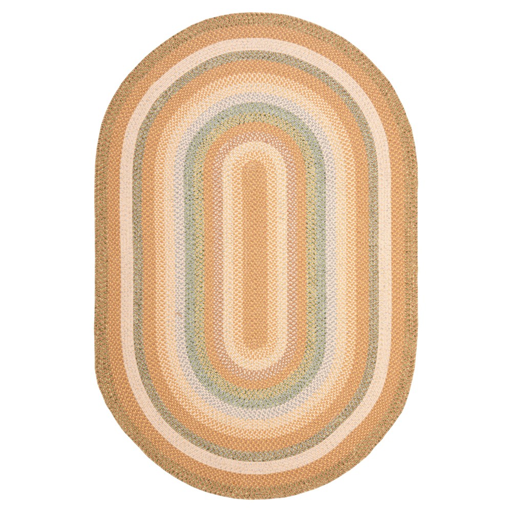 6'x9' Oval Patricia Area Rug Tan - Safavieh