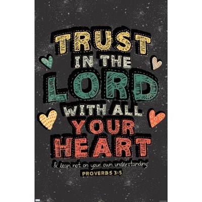 Trends International Scott Orr - Trust in The Lord Unframed Wall Poster Prints