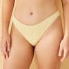 Women's Pucker Textured Low-Rise Extra High Leg Extra Cheeky Bikini Bottom - Wild Fable™ - 4 of 4