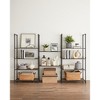 VASAGLE Bathroom Shelves, 5-Tier Storage Rack, Plant Flower Stand, 12.2”D x 15.6”W x 51”H, Rustic Brown and Black - 3 of 4