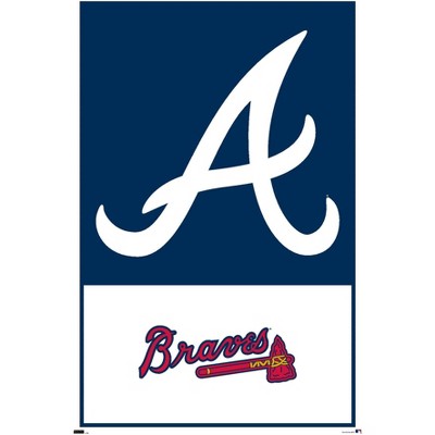 Trends International Mlb Atlanta Braves - Logo 22 Unframed Wall