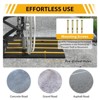 Rubber Driveway Curb Ramps, 15 Ton Capacity Heavy Duty Car Ramp, 2.5 Inch High Curbside Bridge Ramp, 4ft Motorcycle Ramp for Loading Dock Garage - 2 of 4