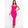 Slickblue Women's Solid Maxi Dress, Sleeveless Stretch Jersey Fabric, Casual Fit, Multi Colors Options, Size S-L - 2 of 4