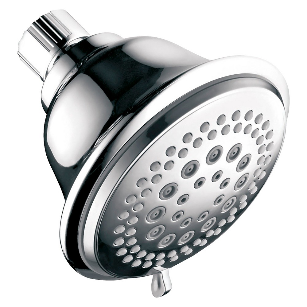 Photos - Shower System Aqua Dance Fixed Mount 7 Function Showerhead Chrome - Hotelspa