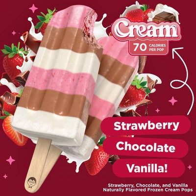 JonnyPops Neapolitan Cream Minis Frozen Pops - 6.75 fl oz/6ct