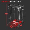 Coucheta Smith Machine, 2000LBS Squat Rack for Home Gym, Multi-Function Power Cage Cable Crossover System Strength Training Equipment - 2 of 4