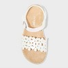 Toddler Maisie Cut-Out Floral Footbed Sandals - Cat & Jack™ - 3 of 4