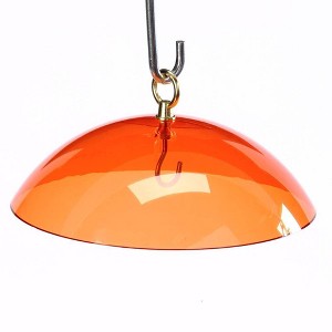 Birds Choice Protective Hanging Dome Bird Feeder Orange: Weather-Resistant, for Orioles & Hummingbirds - 1 of 4