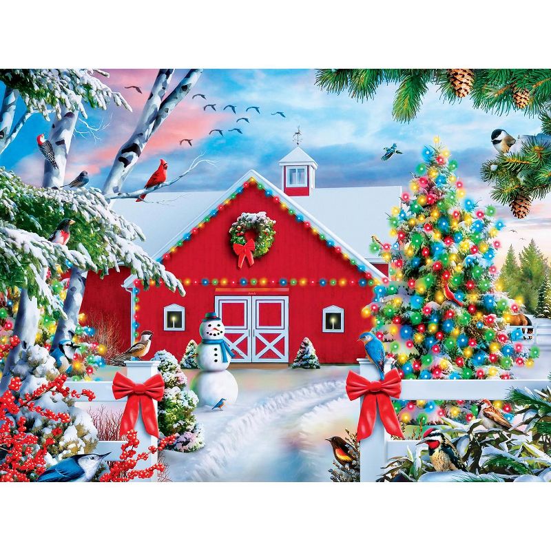MasterPieces Inc Country Christmas 300 Piece Large EZ Grip Jigsaw Puzzle, 2 of 7