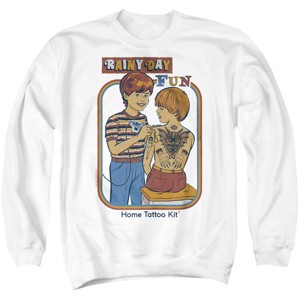 Men's Steven Rhodes Rainy Day Fun Crewneck Sweatshirt - 1 of 4