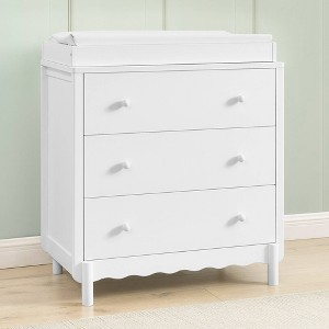 Delta Children William 3 Drawer Dresser with Changing Top - 1 of 4