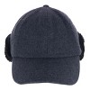 Epoch Hats Company Men's High Pile Fleece Lined Wool Blend Earflap Baseball Cap - 3 of 4