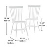 GDFStudio Daria Farmhouse Dining Chairs with Spindle Backrest (Set of 2) - 2 of 4
