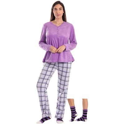 purple plaid