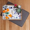Georgiana Paraschiv Watercolor Triangles Bamboo Tray - Deny Designs - 2 of 2