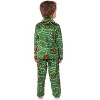 How the Grinch Stole Christmas Tossed Print Collar Sleep Family Pajama Set - 3 of 4