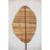 Natural Hogla Leaf Stem – 52" Teardrop Decorative Dried Botanical Accent By Kalalou - 2 of 3