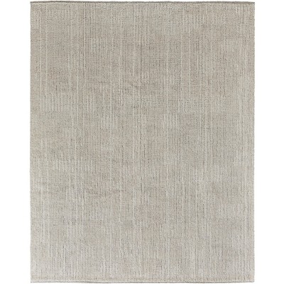 Alford Modern Solid Ivory/Tan Area Rug
