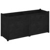 vidaXL Garden Planters 2 pcs White 60x31x31 cm Solid Pinewood - 2 of 4