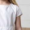 Hope & Henry Heirloom Girls' Organic Tulip Sleeve Swiss Dot Party Dress, Toddler - 3 of 4