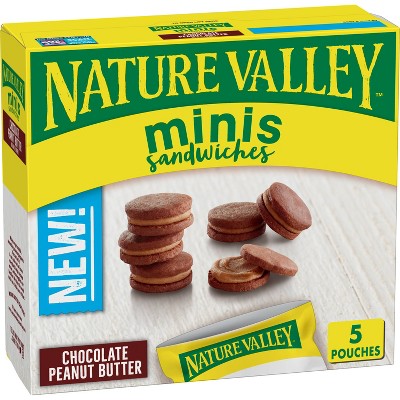 Nature Valley Mini Sandwiches Peanut Butter Chocolate - 5oz/5ct