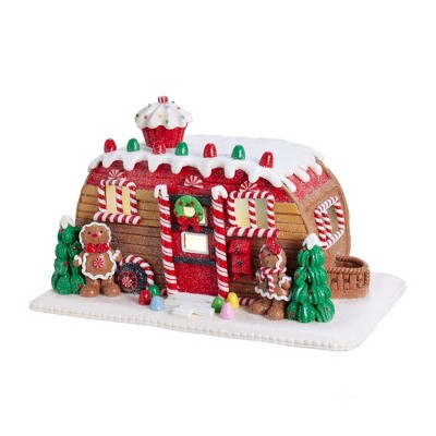 Kurt Adler 6" Gingerbread Camper House Table Piece