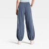 Women's Barrel Leg Fleece Jogger Sweatpants - JoyLab™ - 2 of 3