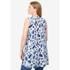 Woman Within Plus Size Pleated Tank - 3 of 4