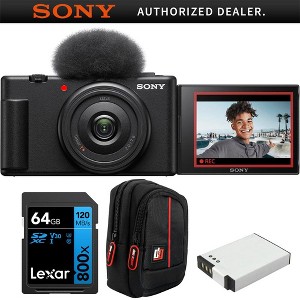 Sony ZV-1F Vlog Camera for Content Creators Vloggers with 32GB