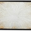 Canvas Starburst Handmade Radial Framed Wall Art with Black Frame Brown - Olivia & May: Modern Glam Decor, Abstract Painting - 4 of 4