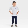 Toddler Boys' French Terry Sweatshirt - Cat & Jack™ White - 4 of 4