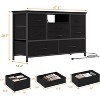 8-Drawer TV Stand and Dresser with LED Lighting & Power Outlets for 55'' TV, Perfect for Bedroom and Living Room - 4 of 4