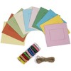 KODAK 2"x3" Premium Zink Photo Paper (50 Sheets) + Colorful Square Hanging Photo Frames + Photo Album (Compatible Printomatic) - 2 of 4