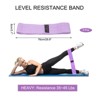 Unique Bargains Elastic Fabric Non-Slip Workout Loops Leg Booty Resistance Bands 3 Pcs - 2 of 3
